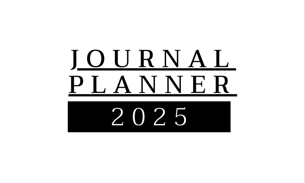 the 2025 Journal Planner